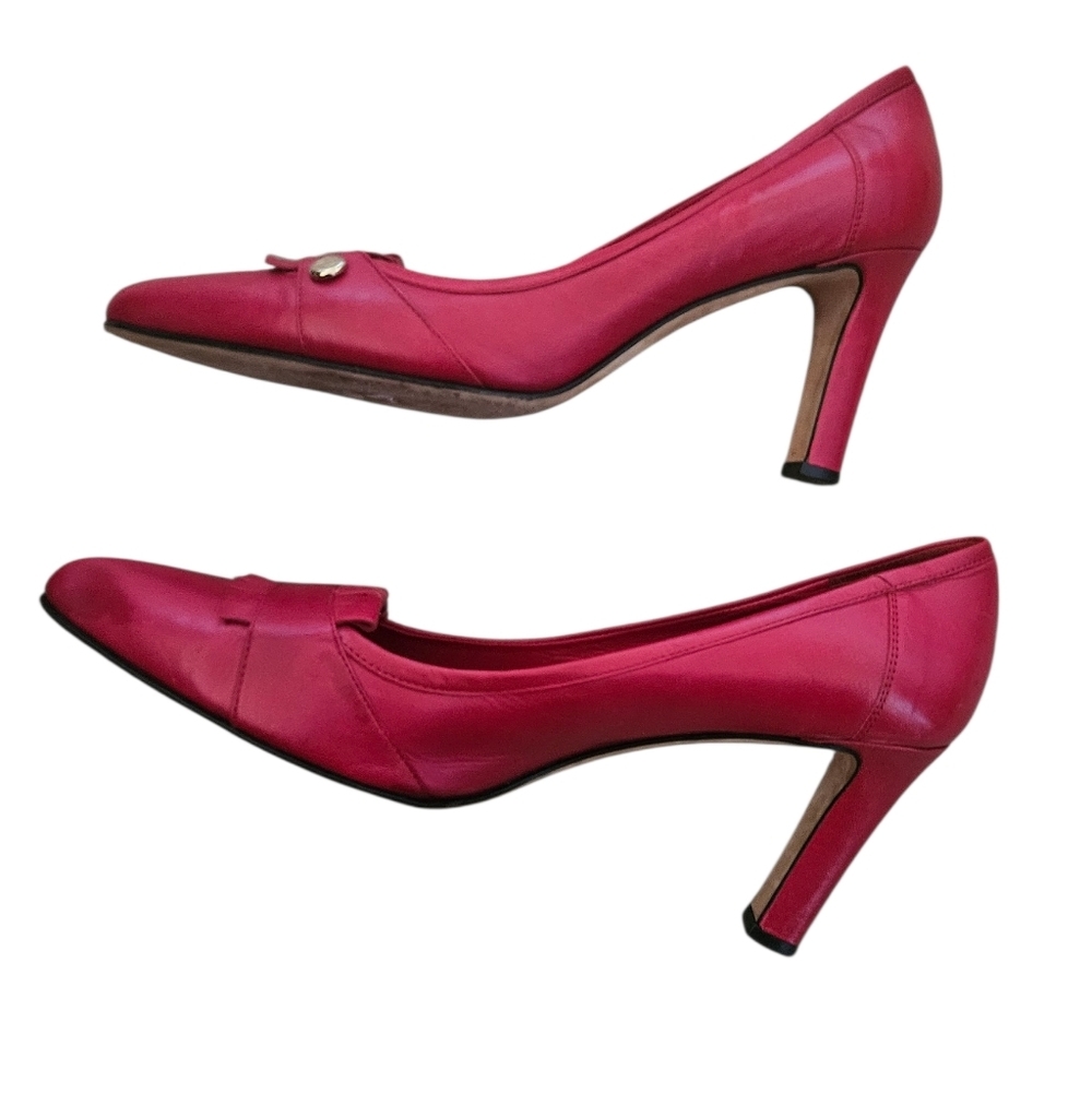Brooks Brother Vintage Red Pumps Women 10 - Picture 5 of 7